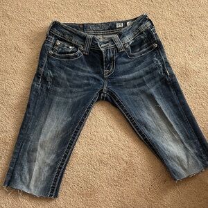 Miss Me bermuda jean cutoffs
